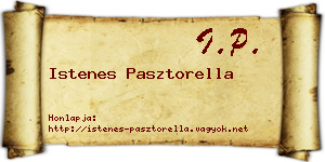 Istenes Pasztorella névjegykártya